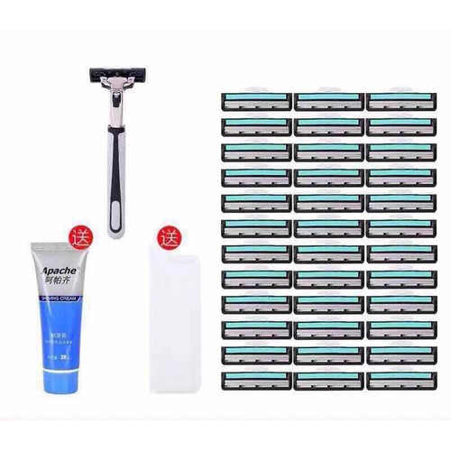 Dao cạo râu- set 36 món rao cạo râu tặng kèm 1 lọ kem cạo râu