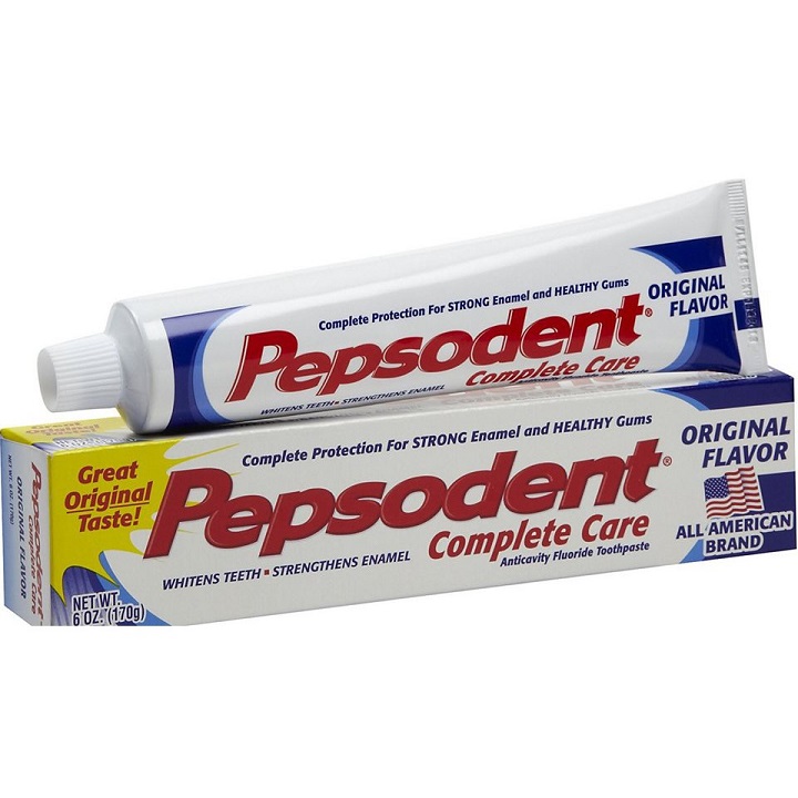 Kem đánh răng Pepsodent giúp răng chắc khỏe tuyp 156g USA
