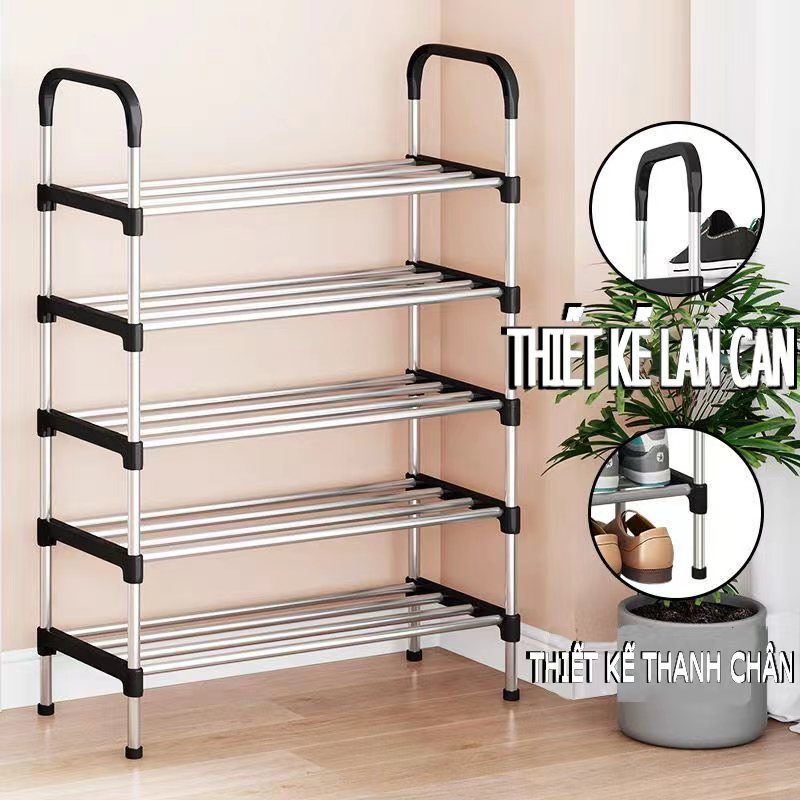 Tủ giày, tủ giày, tủ giày inox 5 tầng đa năng PI MUSE