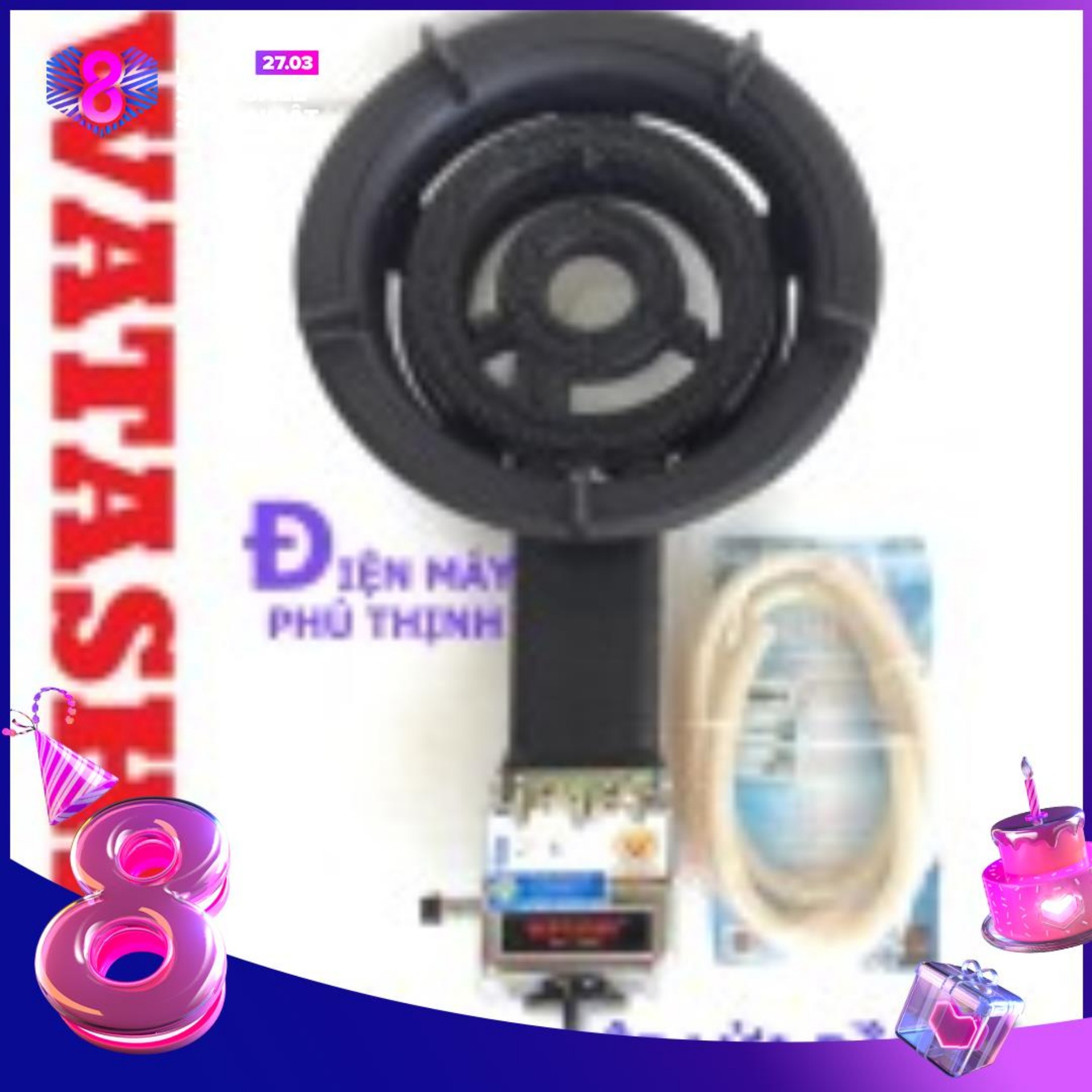 Bếp gas công nghệp Bếp công nghiệp lửa đầm lớn WATASHI TẶNG DÂY CAO ÁP.