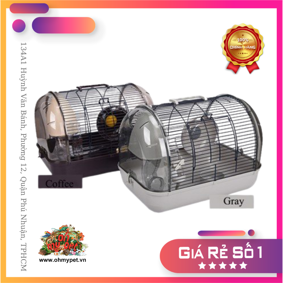 Lồng hamster luxury size màn đến sự thoải mái cho thú cưng.