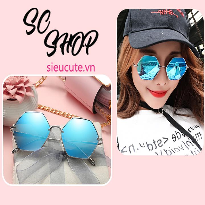 Kính mát sexy love tráng gương
