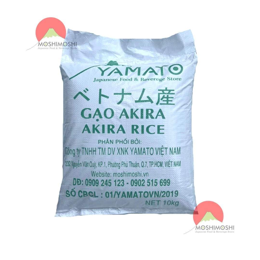 (HCM) - Gạo Nhật Bản Akira Rice 10 Kg Thơm ngon, dẻo mềm