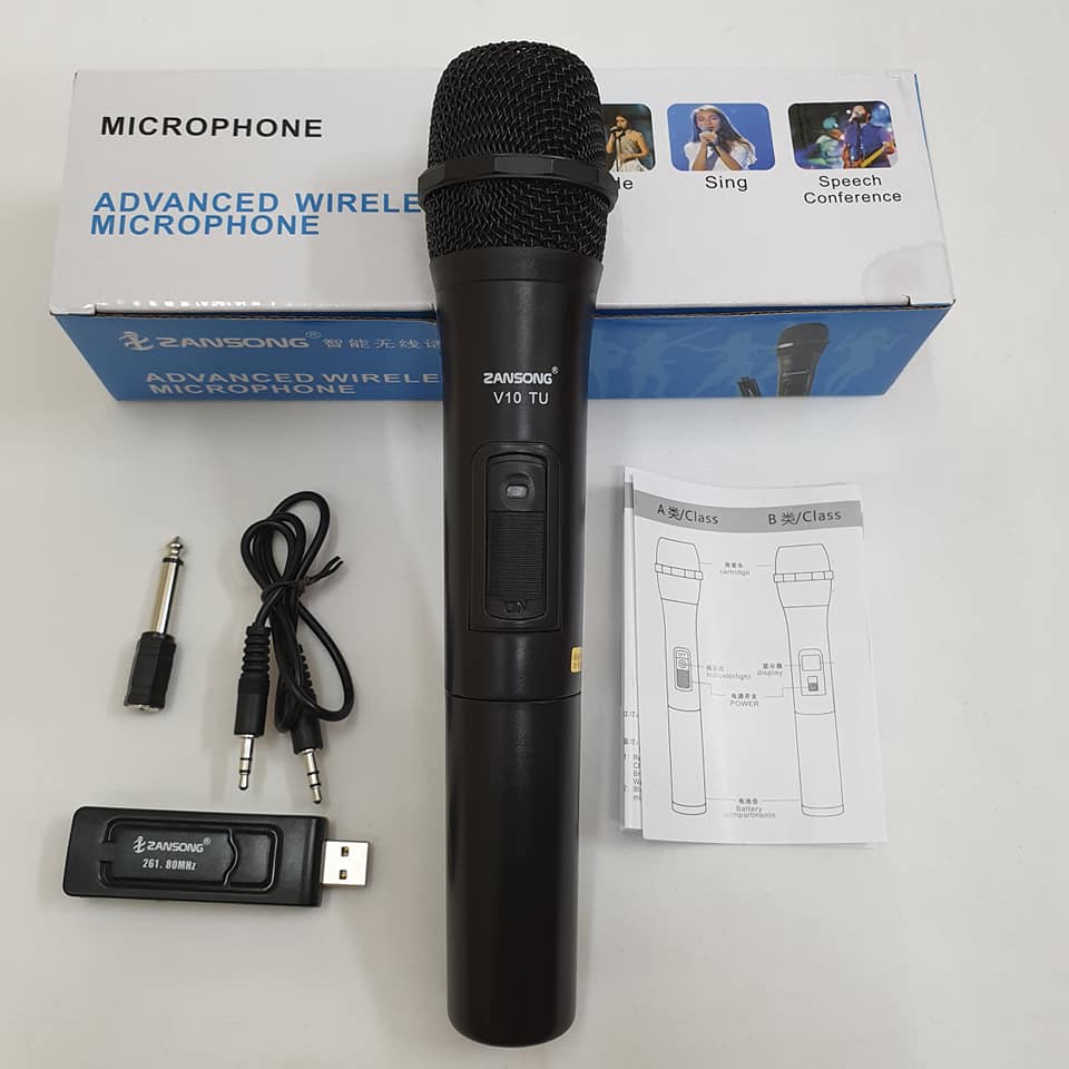 Micro không dây zansong v10