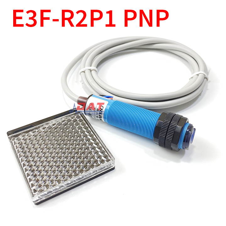 Cảm biến vật cản gương phản xạ hồng ngoại pnp e3f-r2p1