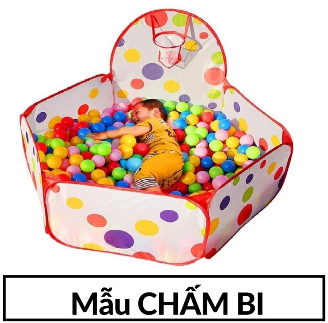 Nhà bóng cỡ lớn gấp gọn. Đường kính 120cm, cao 76cm. Giao màu ngẫu nhiên