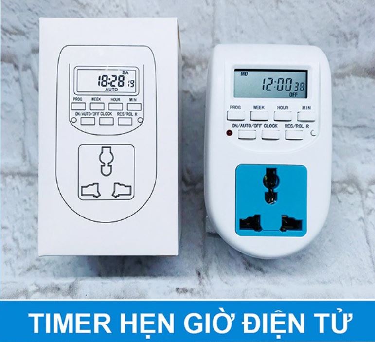 Ổ cắm điện hẹn giờ thông minh tắt mở thiết bị Al06,bật tắt tự động al06, công tắc hẹn giờ ổ cắm đa năng