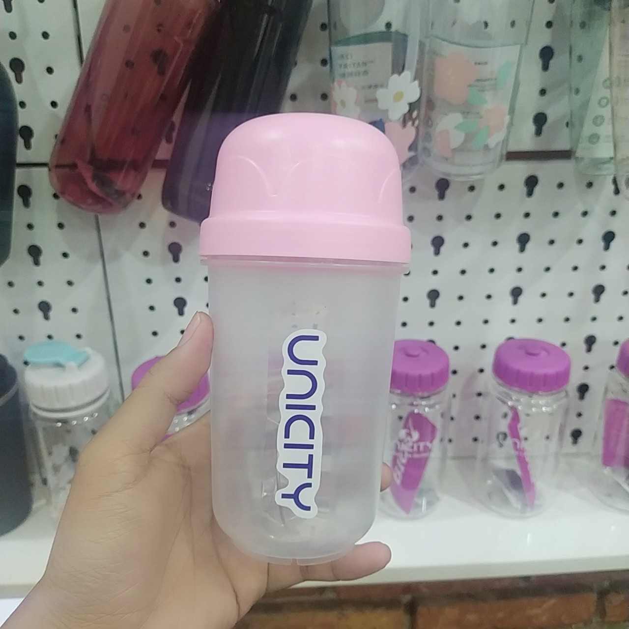 Bình lắc unicity 500ml - không chứa bpa - chịu nhiệt 120 độ c