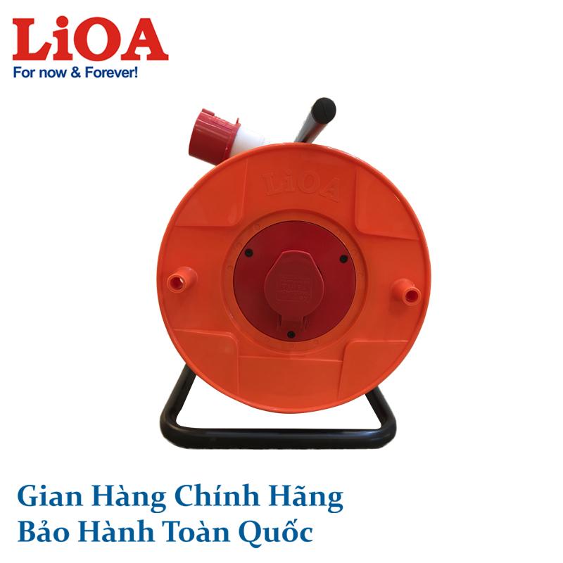 Ổ cắm kéo dài quay tay rulo cuộn dây và ổ cắm 1 pha 3 dây qt1p25cu-25 lioa