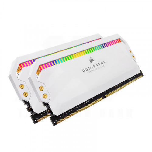Ram Corsair Dominator Platinum White RGB 16GB 3200 2x8G CMT16GX4M2C3200C16W