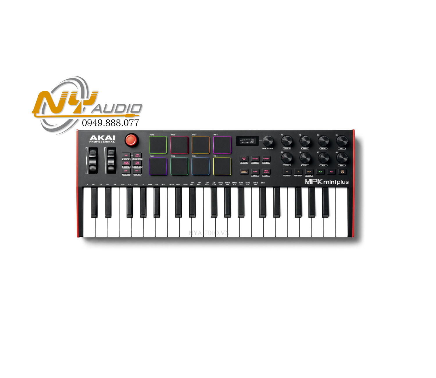 Akai mpk mini plus 37-key bộ điều khiển midi compact