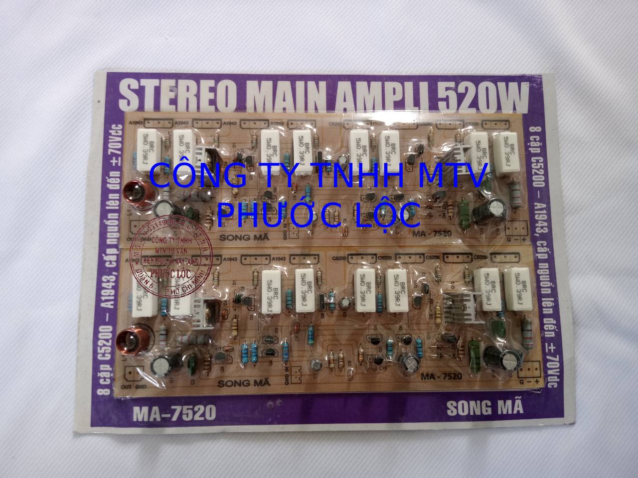 MẠCH CÔNG SUẤT AMPLY 16 SÒ 520W