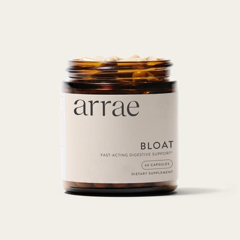 Arrae Bloat |   Viên nang giảm đầy hơi và đau bụng nhanh chóng, chứa enzyme tiêu hóa, liệu trình 30 ngày |   Thực phẩm ăn được hỗ trợ sức khỏe
