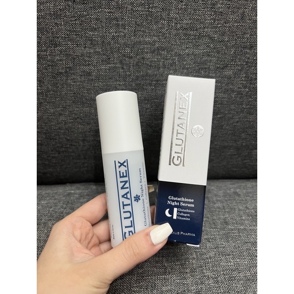 Tinh chất dưỡng trắng Glutanex Glutathione Night serum 30ml