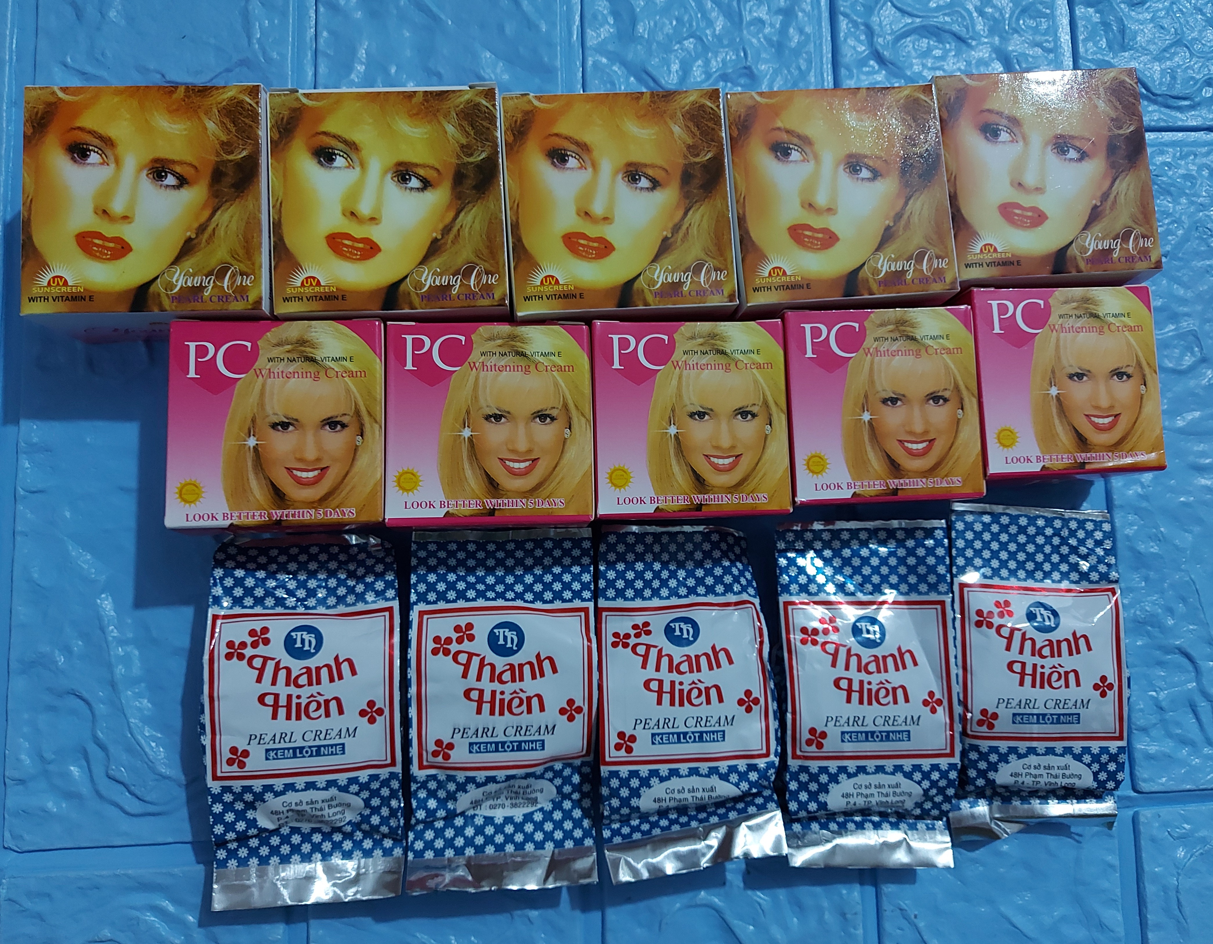 Combo 5 xù thái- 5 pc thái- 5 thanh hiền loại 1