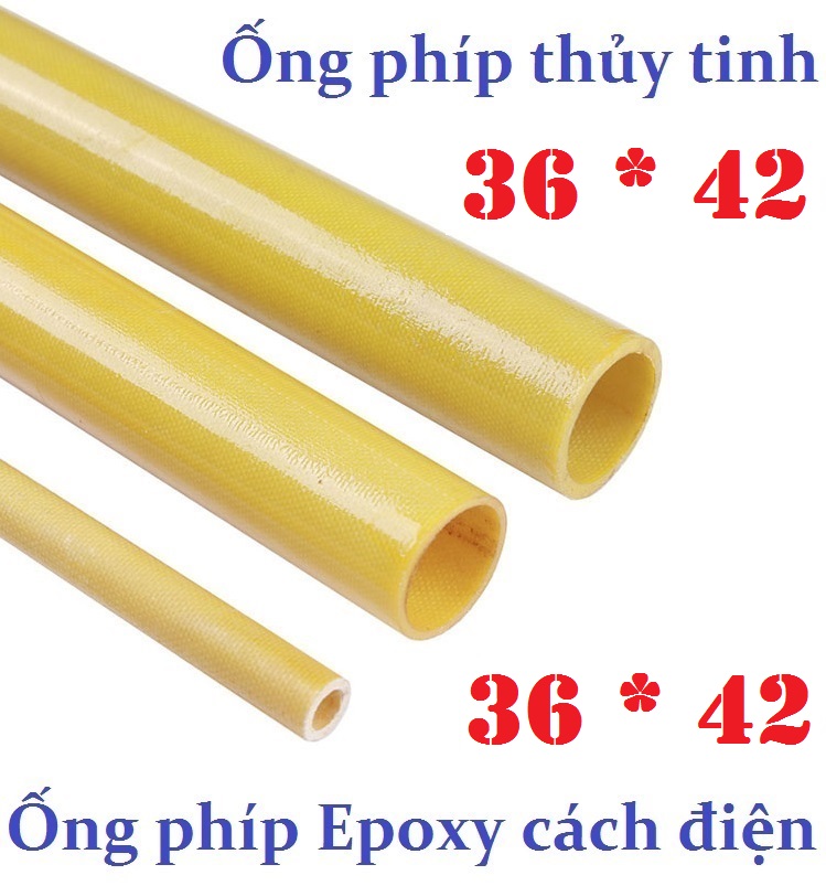 Ống phíp thủy tinh epoxy 36x42, epoxy fiber glass tube