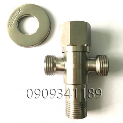 [HCM]T cầu Van giảm Áp 2 ngã van ba ngã nhà vệ sinh Van bồn cầuVan T Chia Nước cho vòi xịt vệ sinh và bồn cầu inox 304 T CẦU đẹp