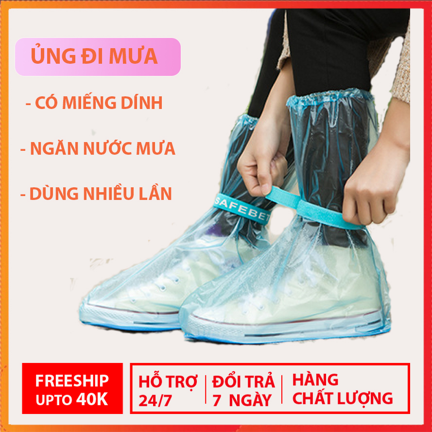 Ủng bọc giầy đi mưa cho nam và nữ