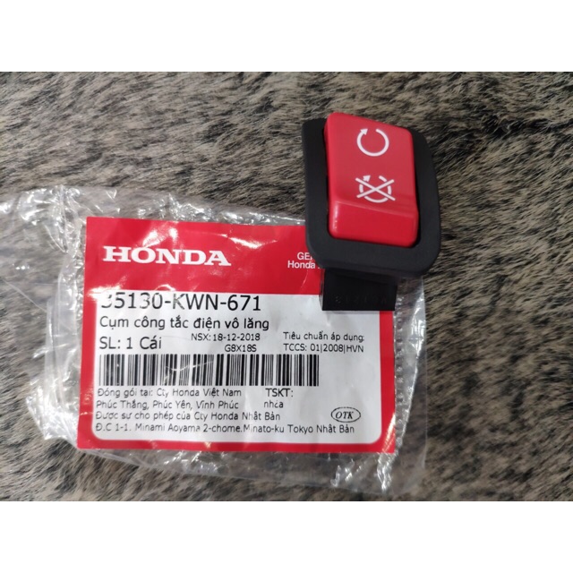 Công tắc tắt máy tạm thời - hàng Honda