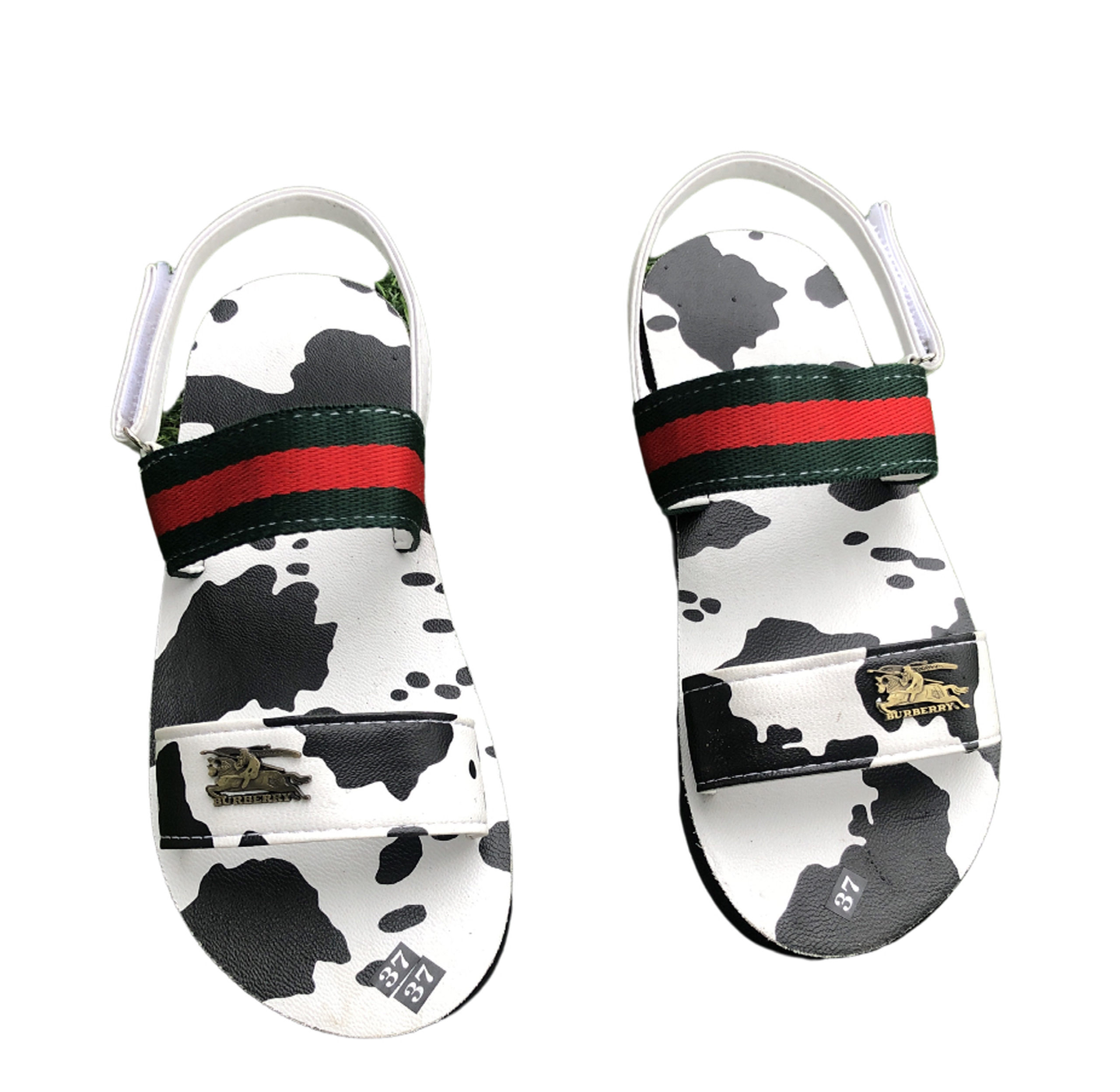 xăng đan nữ ( thới giới dép sandal ) đế màu bò sữa quai hậu phối dù size từ 35 nữ đến 42 nữ