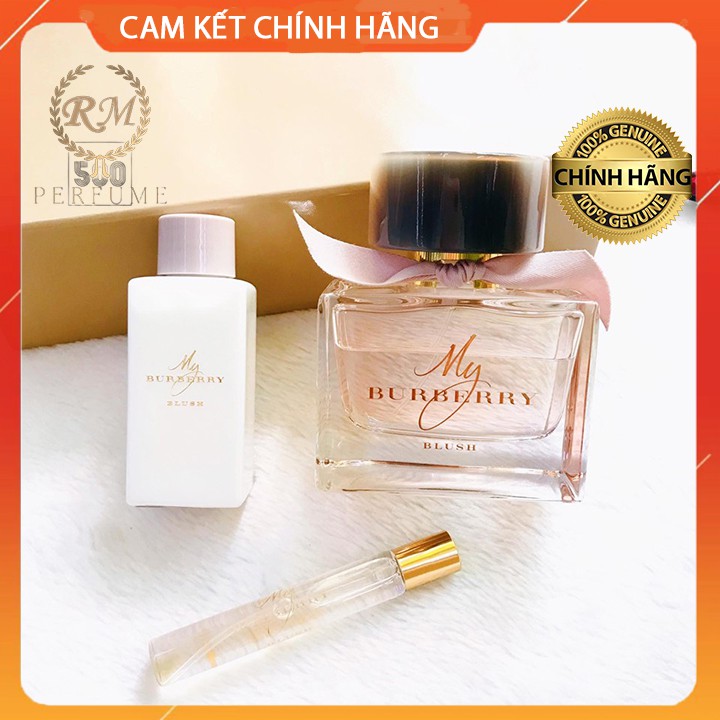Nước hoa mini nữ dạng xịt My Burberry Blush edp, nước hoa mùi nhẹ nhàng hương hoa cỏ đem lại sự sang trọng thanh lịch cho nữ dung tích 5ml/ 10ml/ 20ml