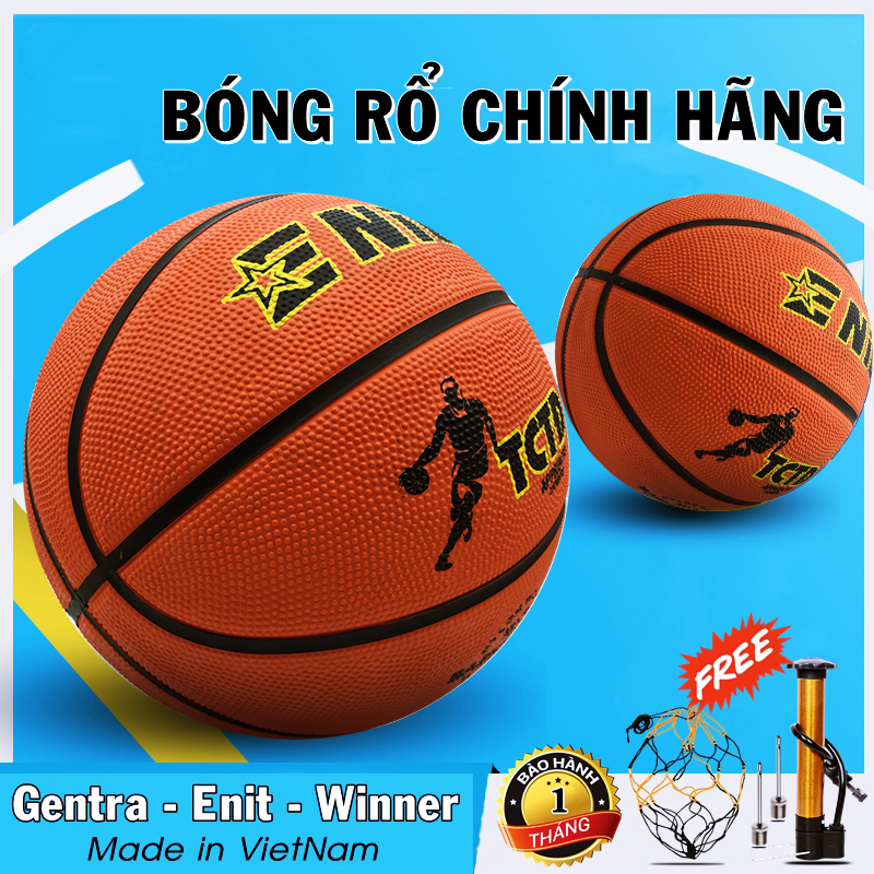 Banh Bóng Rổ Cao Su ENIT Số 5 6 7 Chính Hãng Bách Hiền, Quả Bóng Rổ Da Giá Rẻ Đủ Size Trẻ Em Người Lớn Thi Đấu Sân Outdoor & Indoor