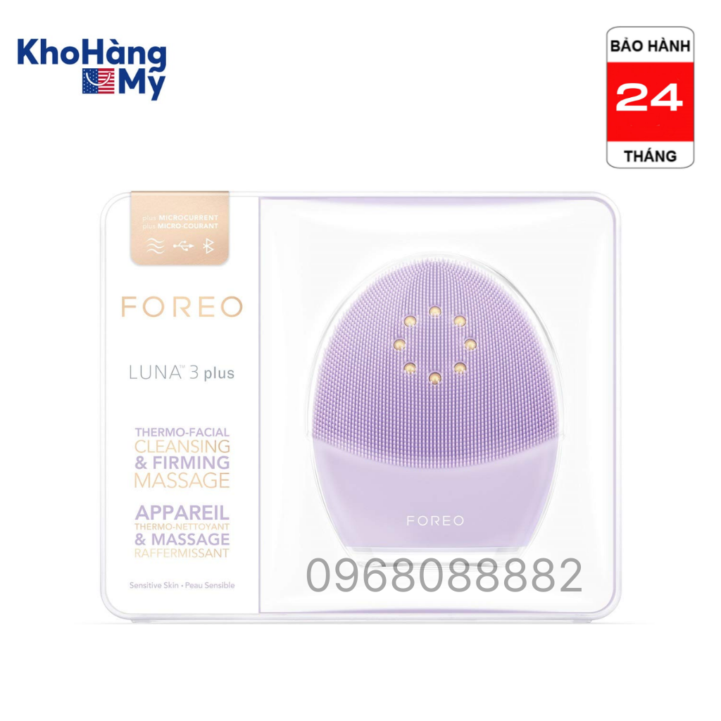 Máy rửa mặt và massage nâng cơ Foreo LUNA 3 Plus