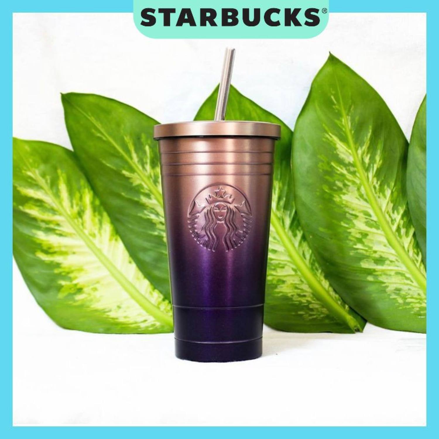 Ly giữ nhiệt Starbucks Original Ombre Purple Cold Cup Dung tích 473ml