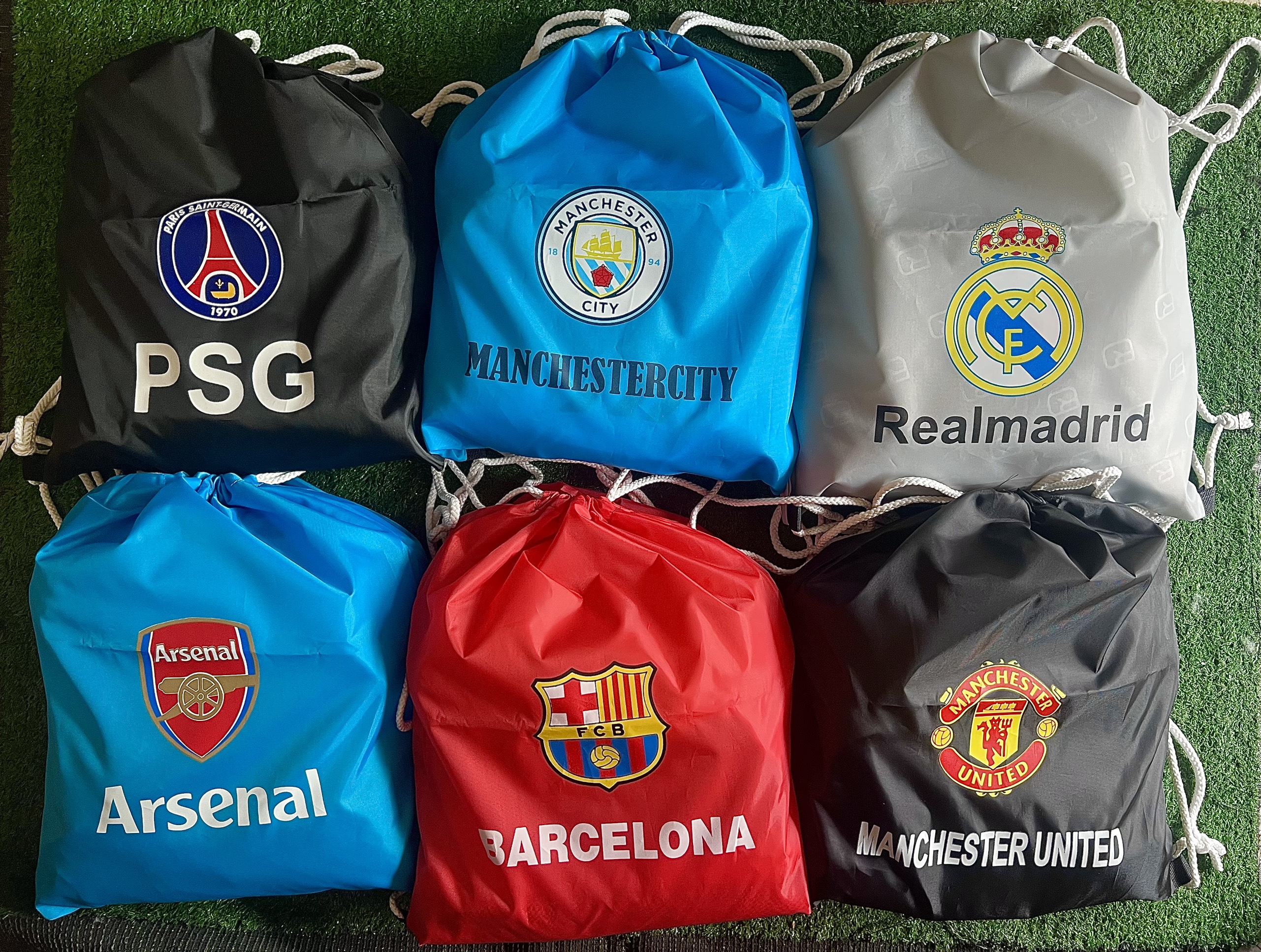 Túi Rút Câu Lạc Bộ ( Manchester, ManCity, Real,..) Hàng siêu đẹp vải dày chống thấm