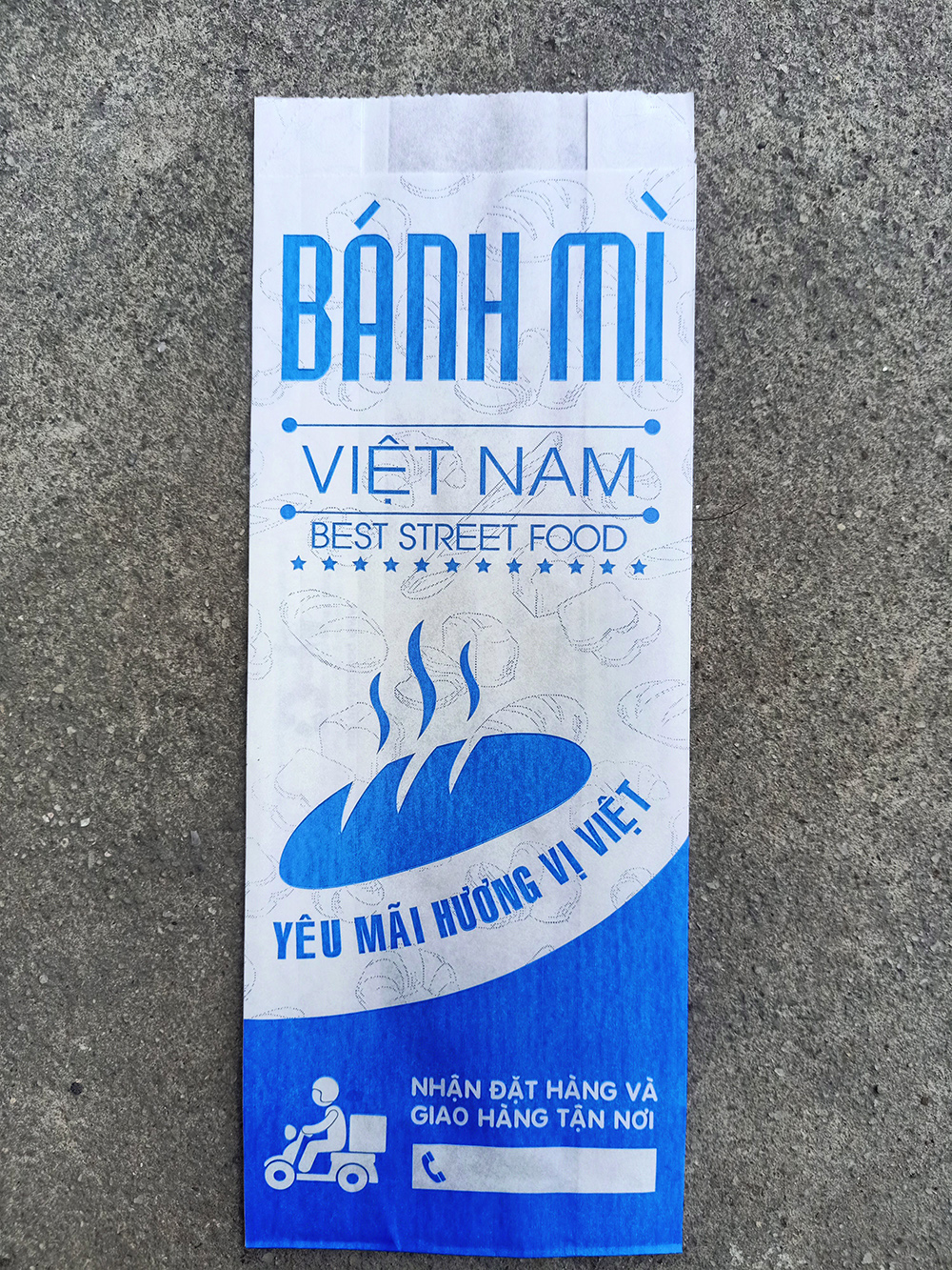 Bao và túi bánh mì Xanh Dương TCT02 - Thùng 1000 túi