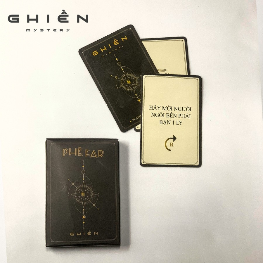 ▲ Bộ bài gây cười Phê Far - Drinking Game chơi vui vẻ với bạn bè hội nhóm đem lại cảm xúc gần gũi Ghiền Mystery