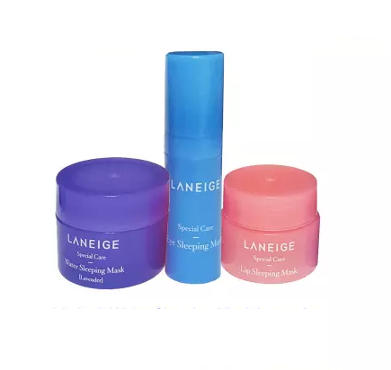 [HCM]Combo 3 mặt nạ ngủ Laneige dành cho Mặt (Lavender) - Mắt - Môi