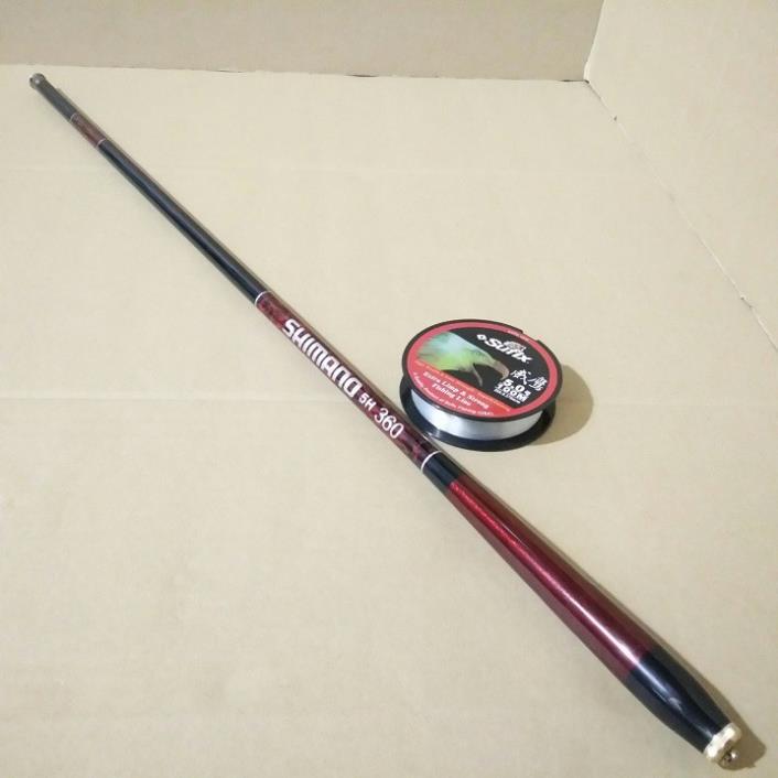 Cần câu tay đơn 3m6 shimano 5h - tặng kèm 100m cước chính hãng và phụ kiện