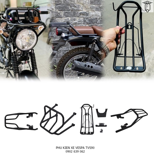 Phụ kiện baga pg-1 gắn cho xe máy yamaha pg1 hàng loại tốt