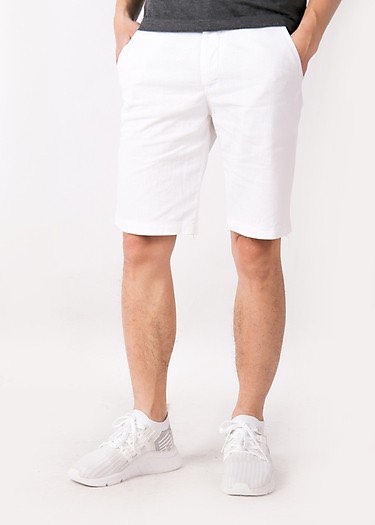 Quần Kaki nam quần lửng ngắn khóa kéo Short Kaki Nam co giãn (màu trắng và màu đen)