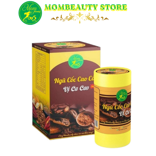 Ngũ cốc cao cấp kết hợp từ 25 loại hạt dinh dưỡng, đường tinh luyện, sữa bột , bột cacao