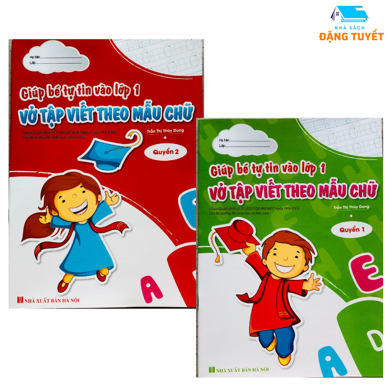 Sách - vở tập viết theo mẫu chữ cho bé 4-6 tuổi