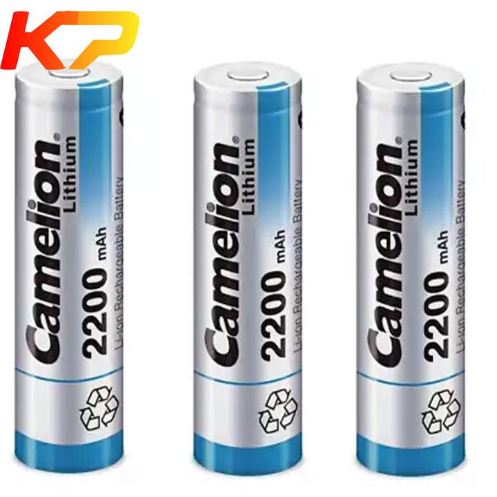 3 viên pin sạc 18650 camelion 2200mah 3.7v