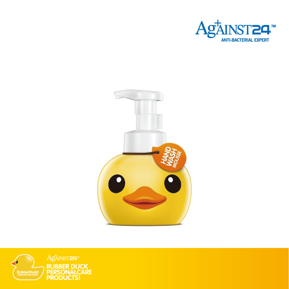 Against24 bọt rửa tay kháng khuẩn rubber duck 400ml