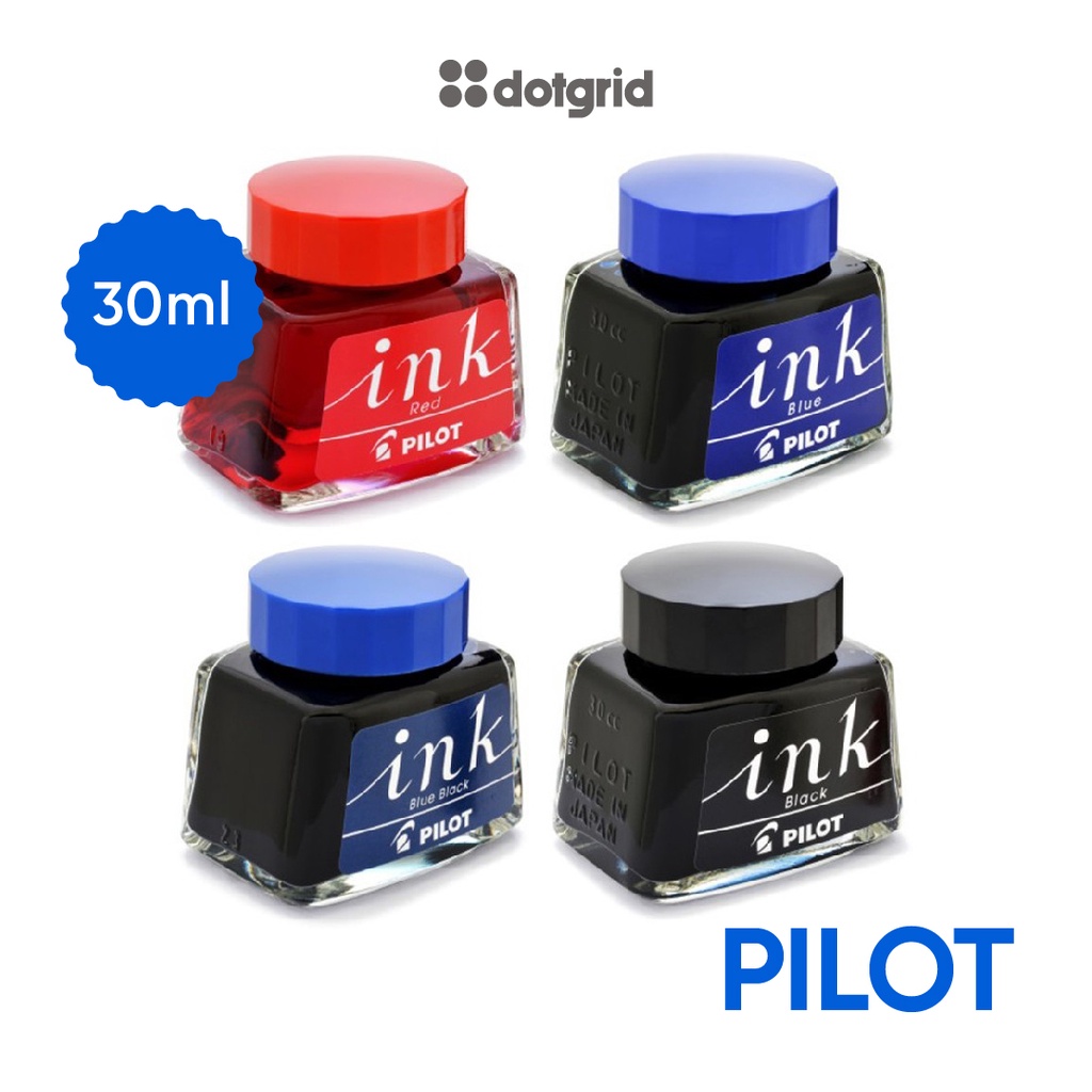 Bình mực Pilot xuất xứ Nhật Bản lọ 30ml - 3 màu tùy chọn