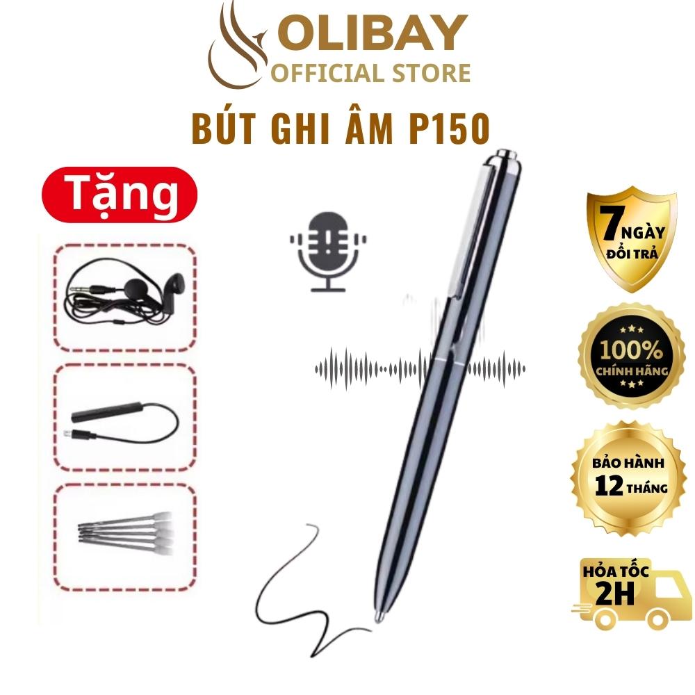 Máy ghi âm P150 Bút ghi âm JXD P150 thông minh siêu lọc âm dung lượng 32 pin trâu 72h sử dụng liên tục 1620h Máy ghi âm nhỏ gọn âm thanh tốt Không rè Thời gian lưu 144 giờ Bảo hành 12 THÁNG