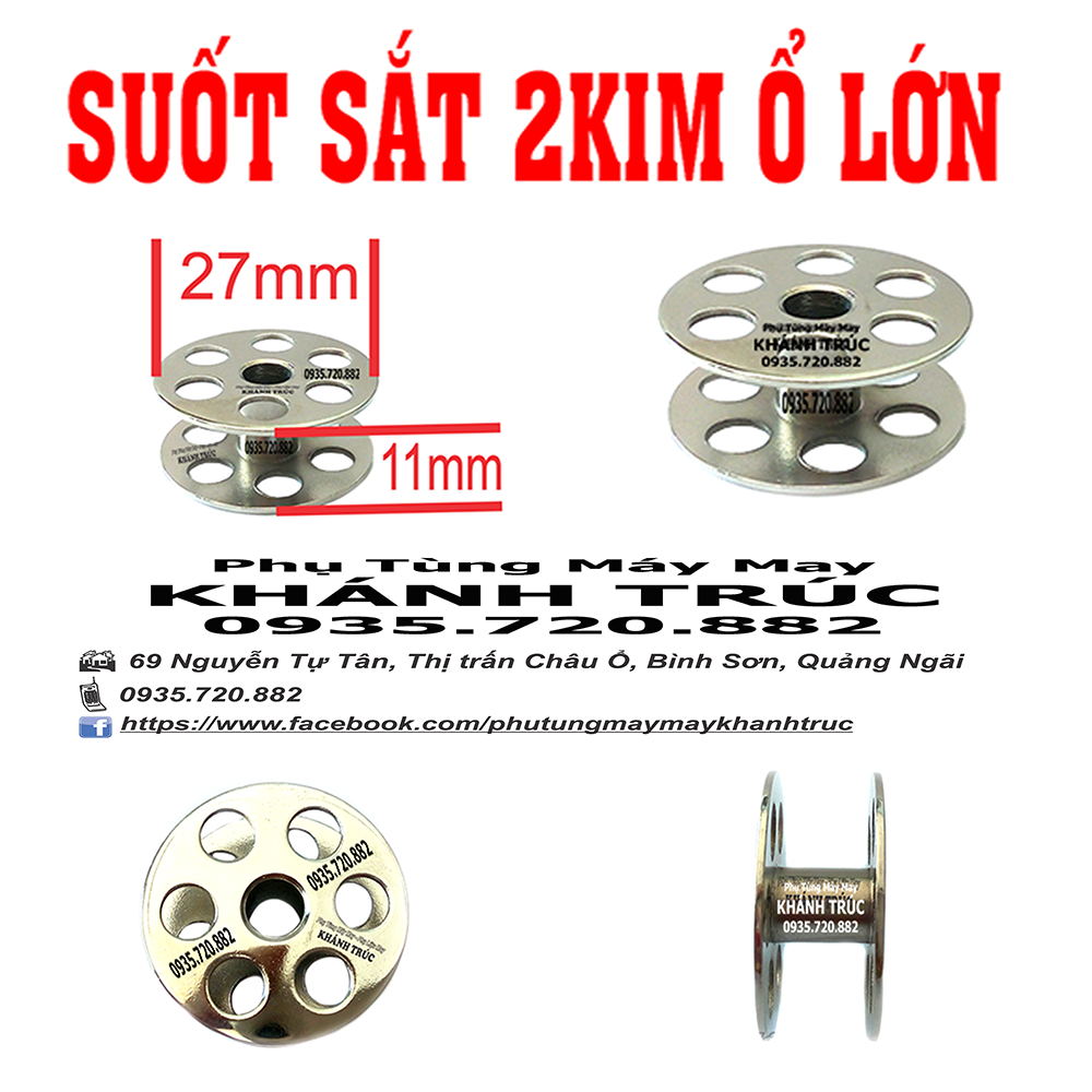 5 Suốt SẮT MÁY 2KIM Ổ LỚN máy may công nghiệp
