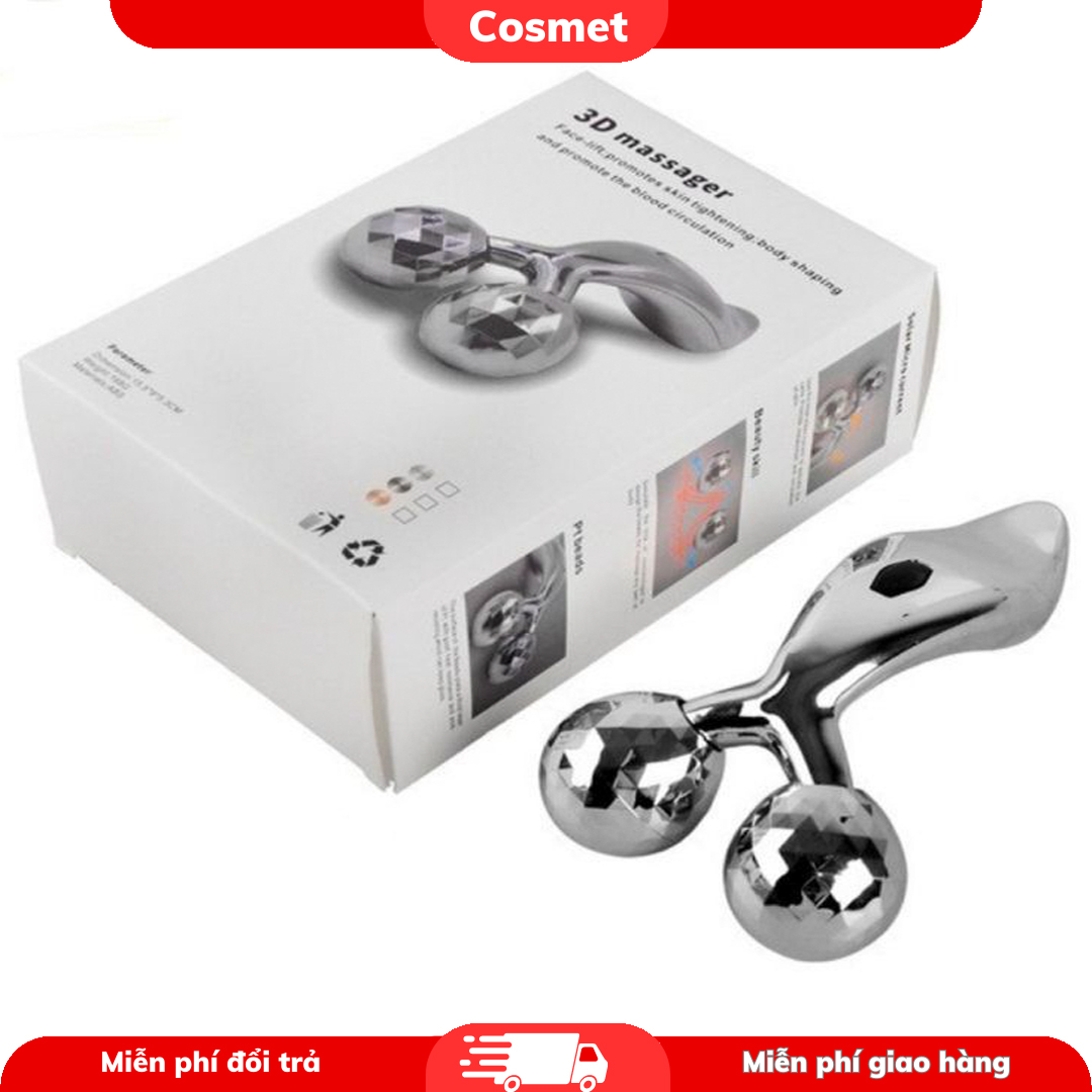 Cây lăn mặt massagen 3D làm thon mặt tạo hình vline