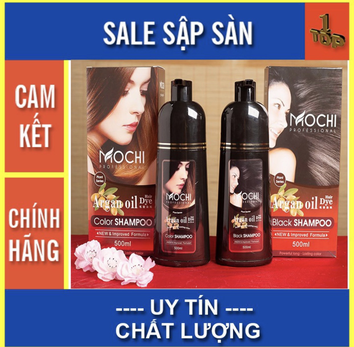 Dầu gội phủ bạc Mochi chính hãng