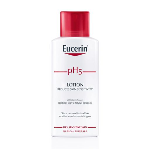 [HCM]Sữa Dưỡng Thể Cho Da Cơ Thể Nhạy Cảm Eucerin Sensitive Skin Ph5 Lotion (250ml)