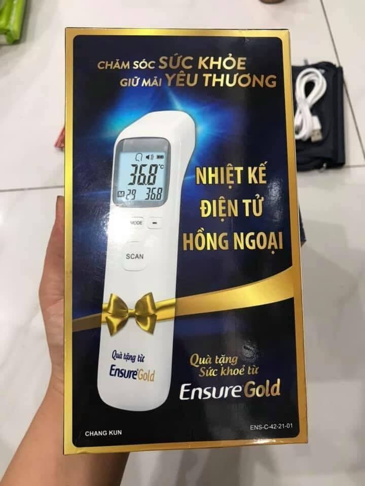 Máy nhiệt kế hồng ngoại Ensure Gold 2021 - máy đo nhiệt độ cơ thể cho bé