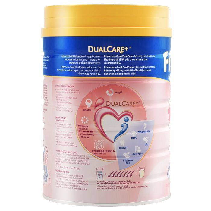 Sữa Bột Frisomum Hương Cam Lon 900g - HSD luôn mới