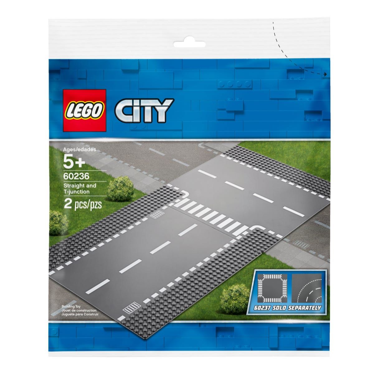 HCM]Lego City 60236 - Đường thẳng và ngã ba - Straight and T-junction  (Chính hãng) 