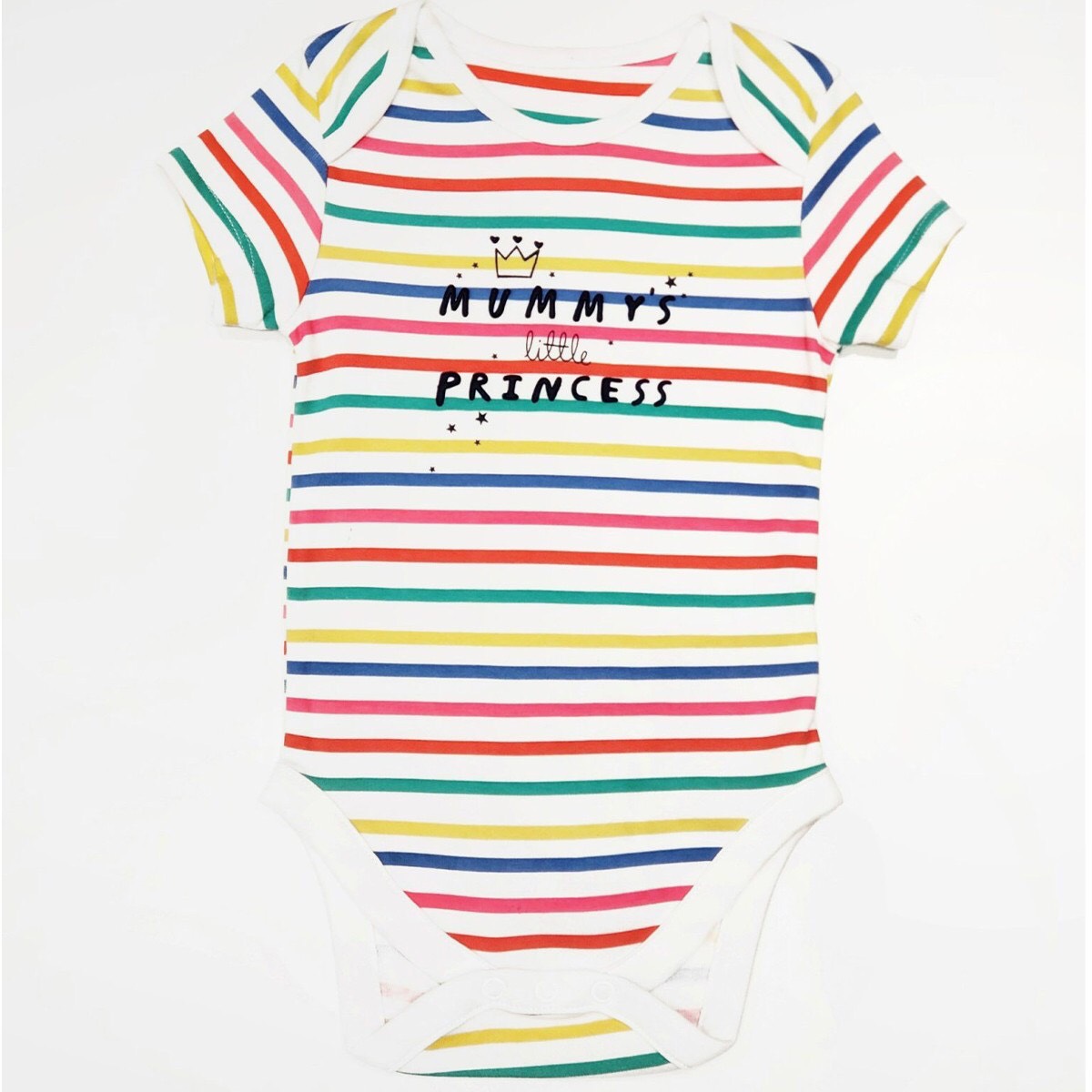 Mothercare - bodysuit - áo liền quần nhiều màu kẻ sọc dành cho bé gái
