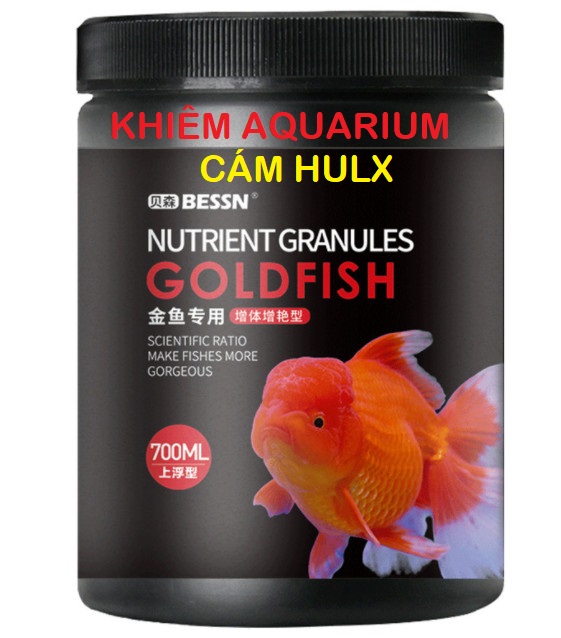 Cám cá vàng ranchu, oranda, chép sư tử Bessn 270g, tăng đầu, giúp body đẹp, lên đầu